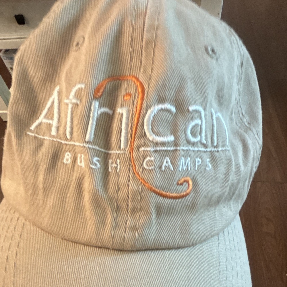 HEADWEAR Men's Beige Adjustable Baseball Cap Hat One Size Strapback Style
